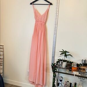 Wishlist Blush Pink Maxi Dress
